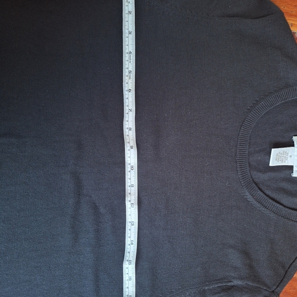 Womens SMALL, Draper&Damen's, CLASSIC black, Short Sleeve Sweater, Silk&Cotton - Picture 4 of 6